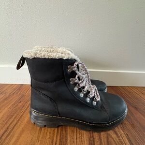 Doc Marten Combs faux shearling lined